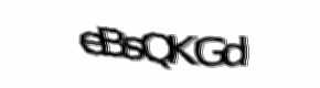 Security check image, please type the characters shown